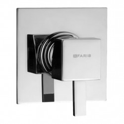 Faris square- sprchová baterie pod omítku, komplet, chrom SQ419